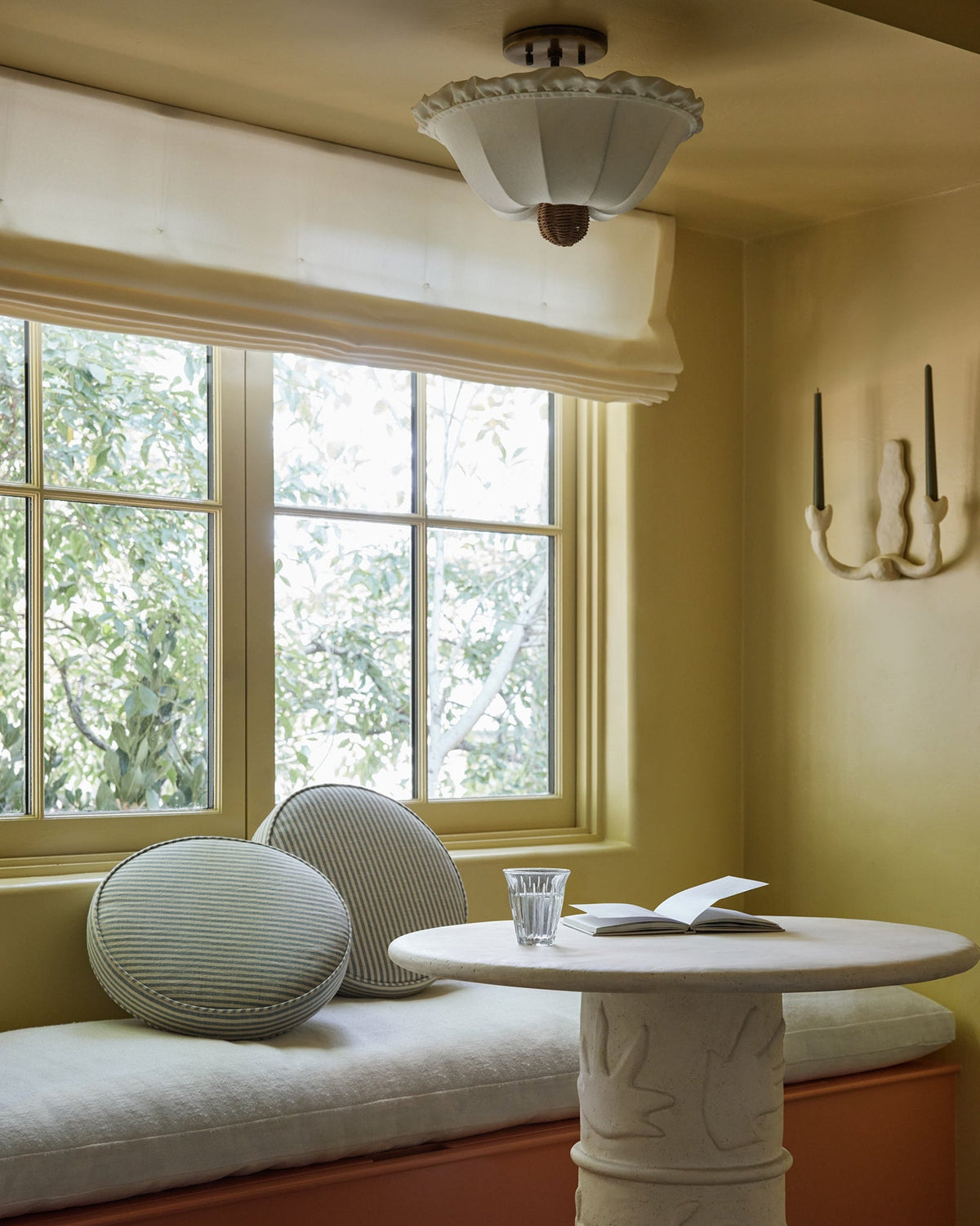 Greshamwick Linen Flush Mount Ceiling Light