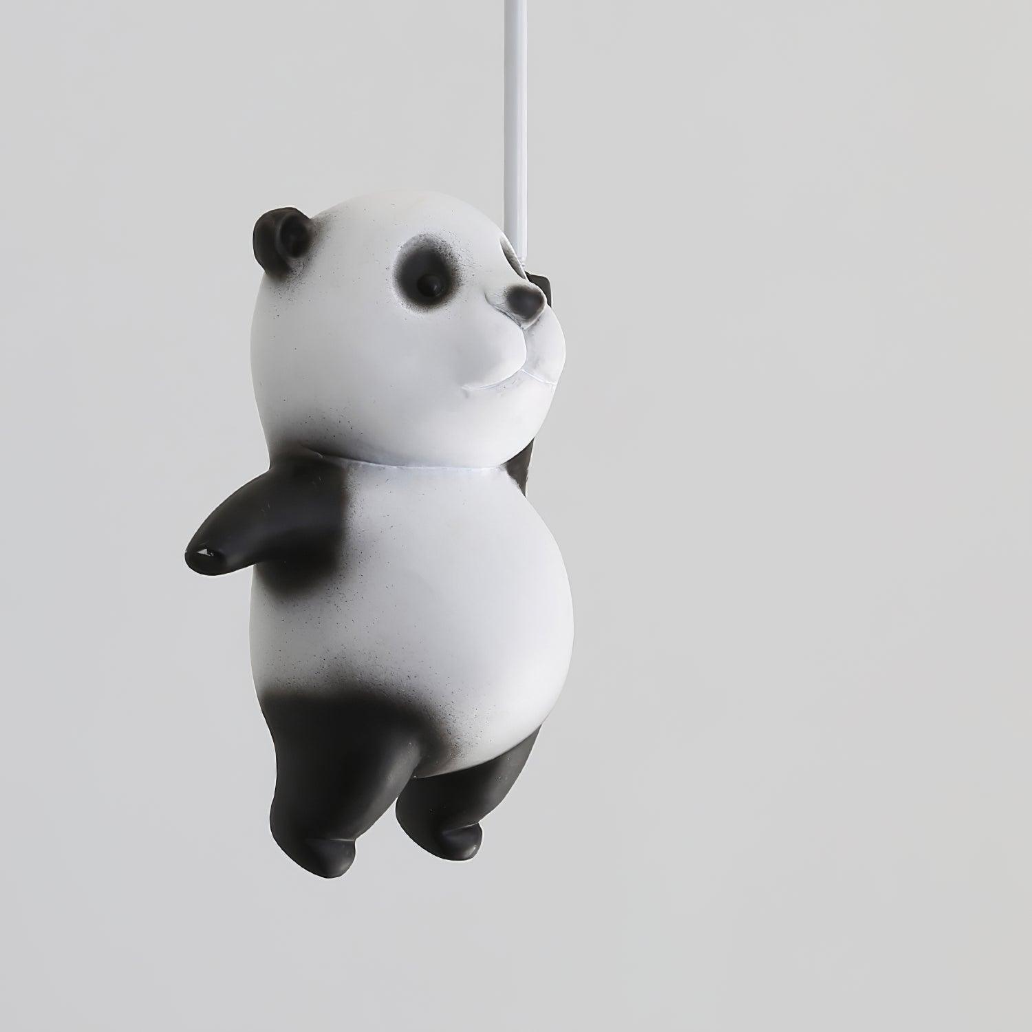 Yrath Elegance Panda Glass Ceiling Lamp-Neutral Decor