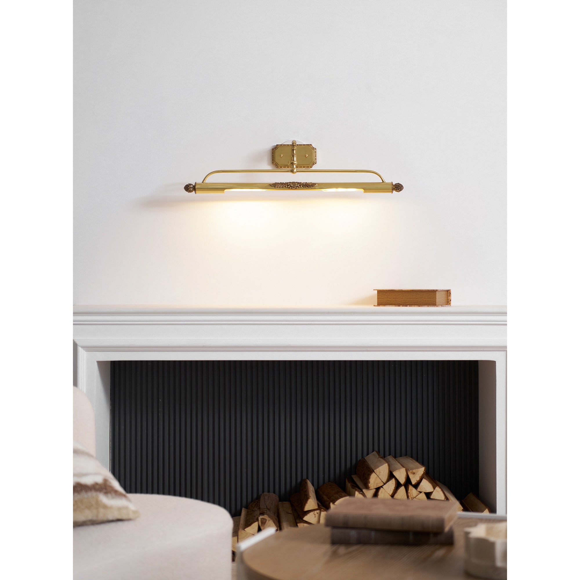 Pania Wall Lamp as a focal point in a minimalist interior.