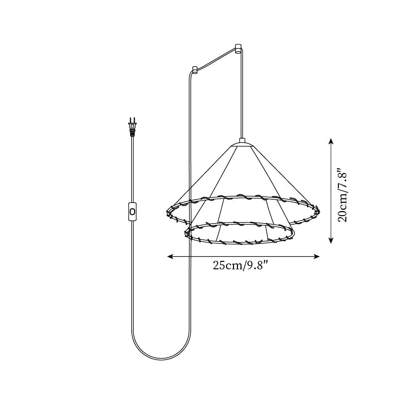 Isolde Plug-in Pendant Light