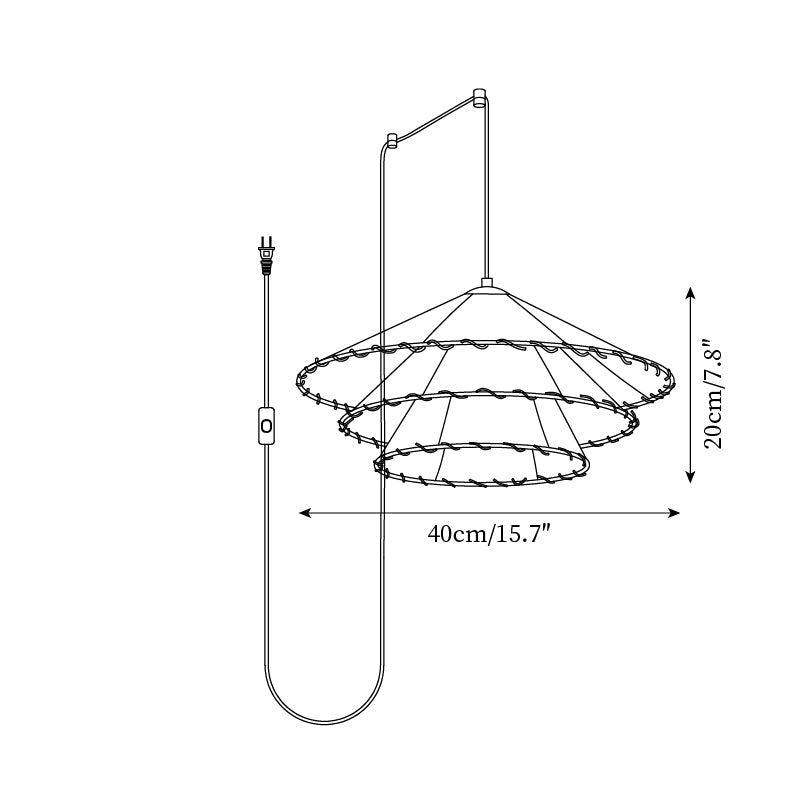 Isolde Plug-in Pendant Light