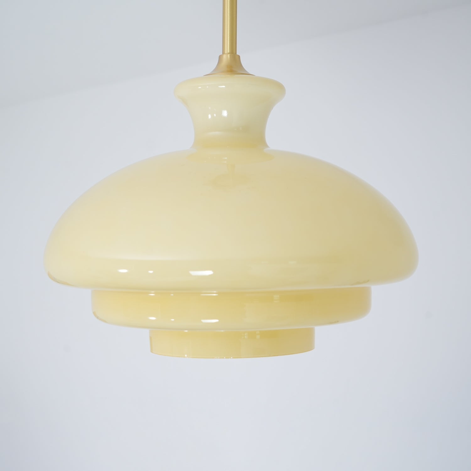 Sunbeam Modern Glass Pendant Lamp-Neutral Decor
