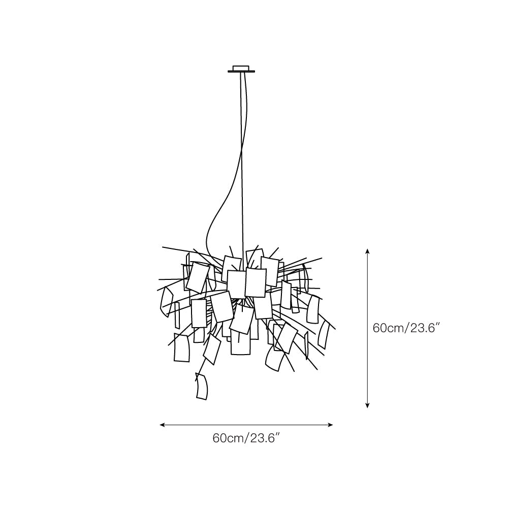 Ortheen Paper Chandelier