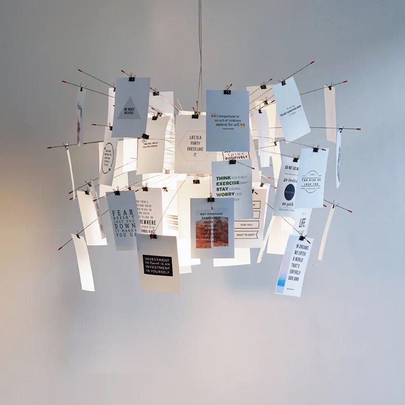 Bexlyn Chandelier Paper Customizable Creative-Neutral Decor