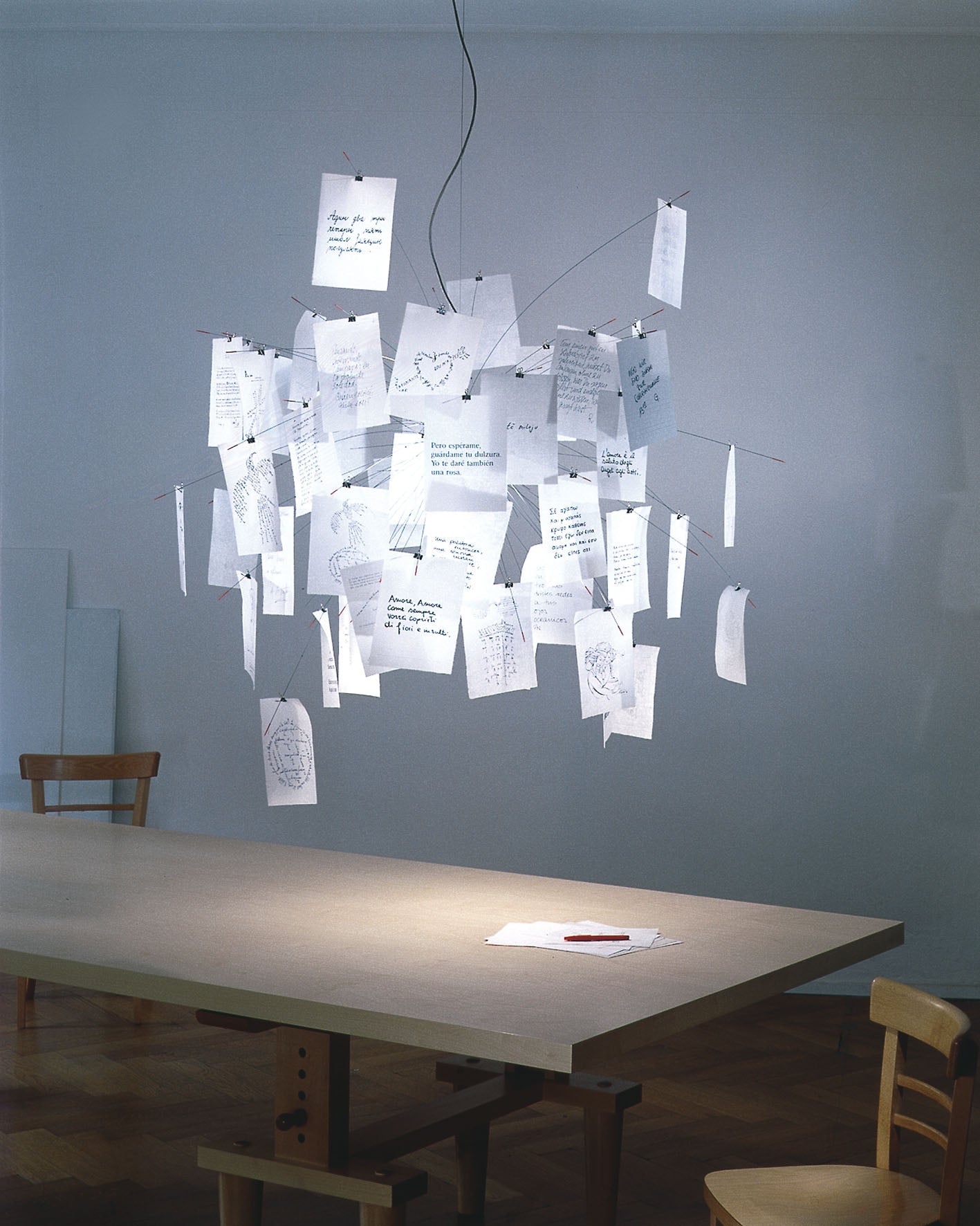 Bexlyn Chandelier Paper Customizable Creative-Neutral Decor