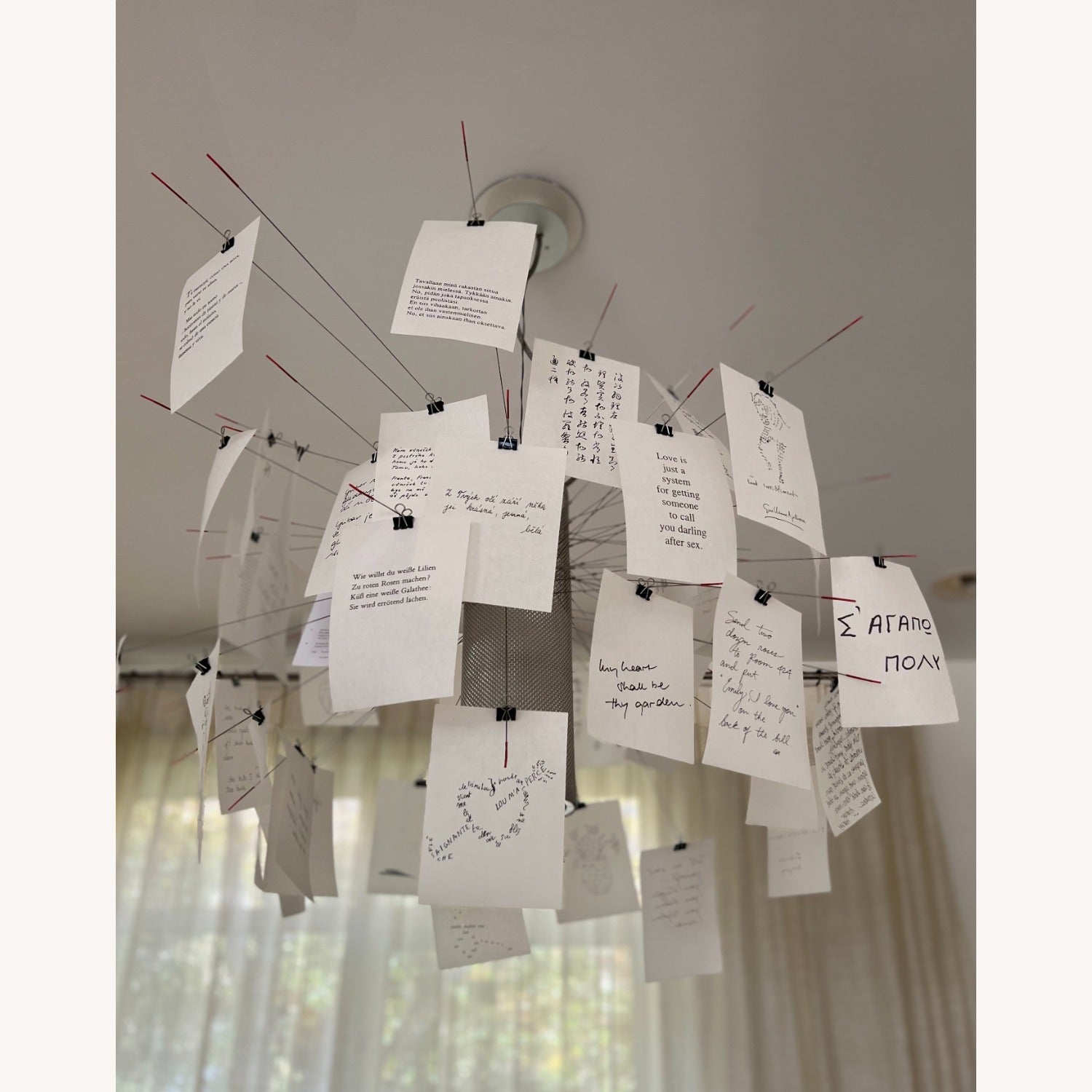 Bexlyn Chandelier Paper Customizable Creative-Neutral Decor