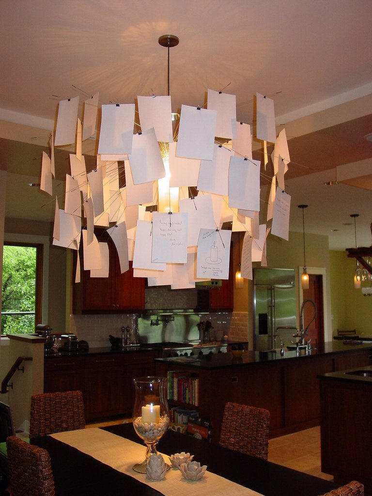 Bexlyn Chandelier Paper Customizable Creative-Neutral Decor