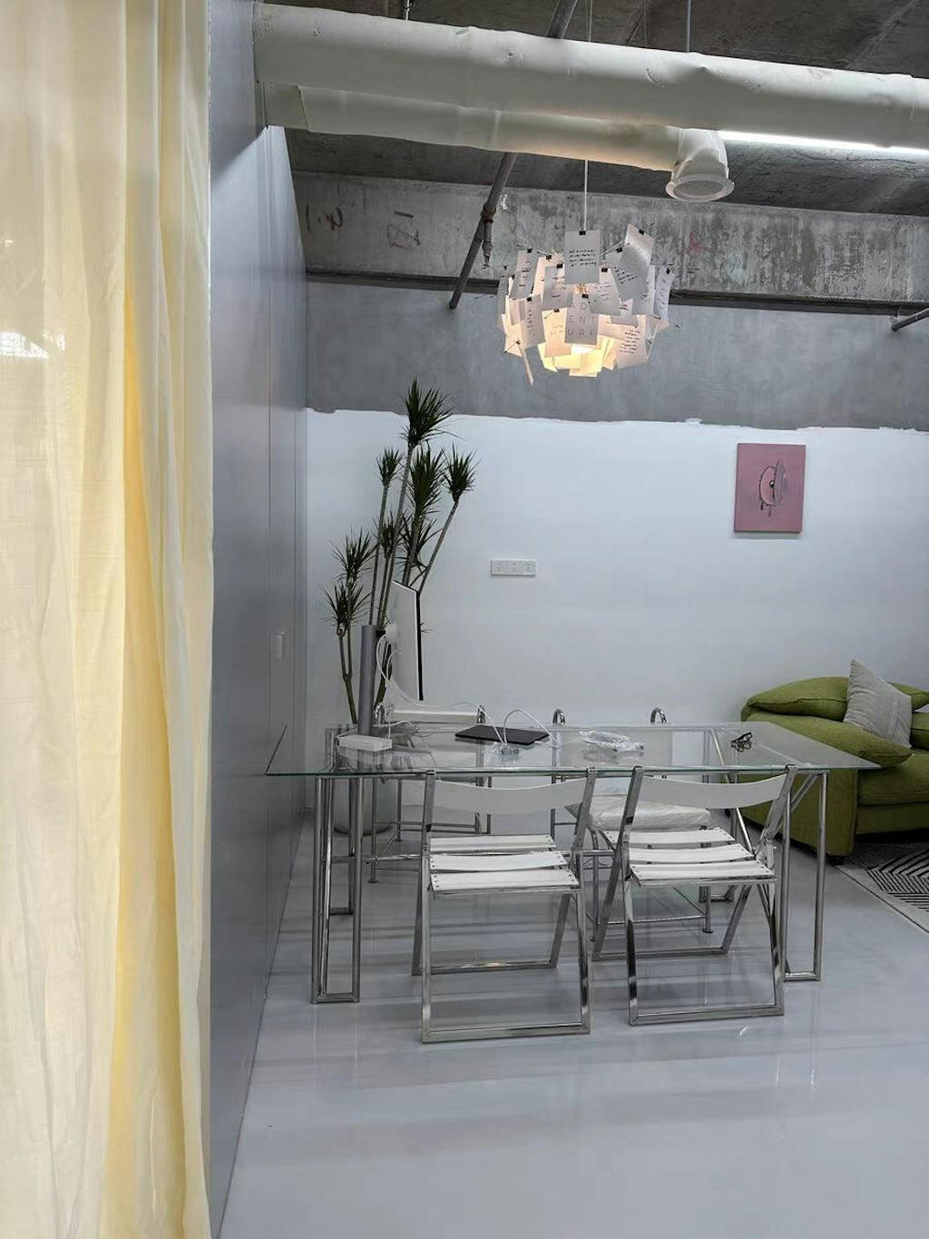 Bexlyn Chandelier Paper Customizable Creative-Neutral Decor