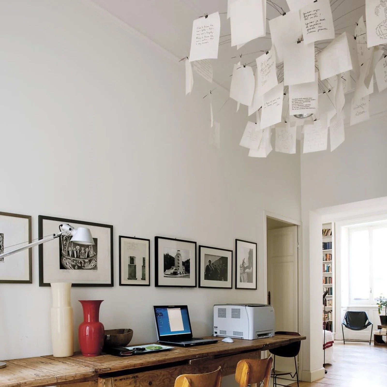 Bexlyn Chandelier Paper Customizable Creative-Neutral Decor