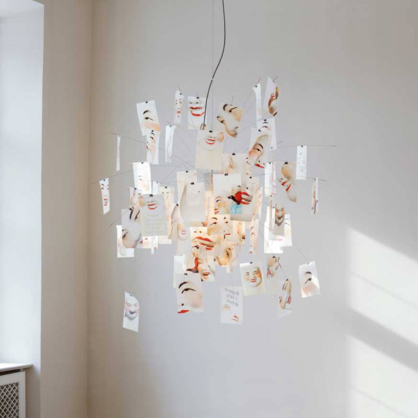 Bexlyn Chandelier Paper Customizable Creative-Neutral Decor
