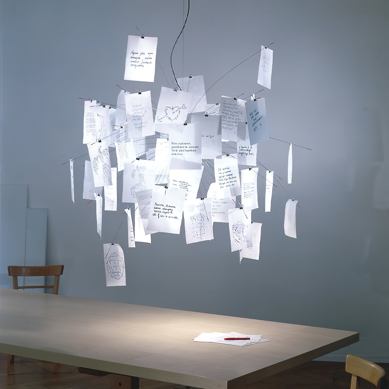 Bexlyn Chandelier Paper Customizable Creative-Neutral Decor