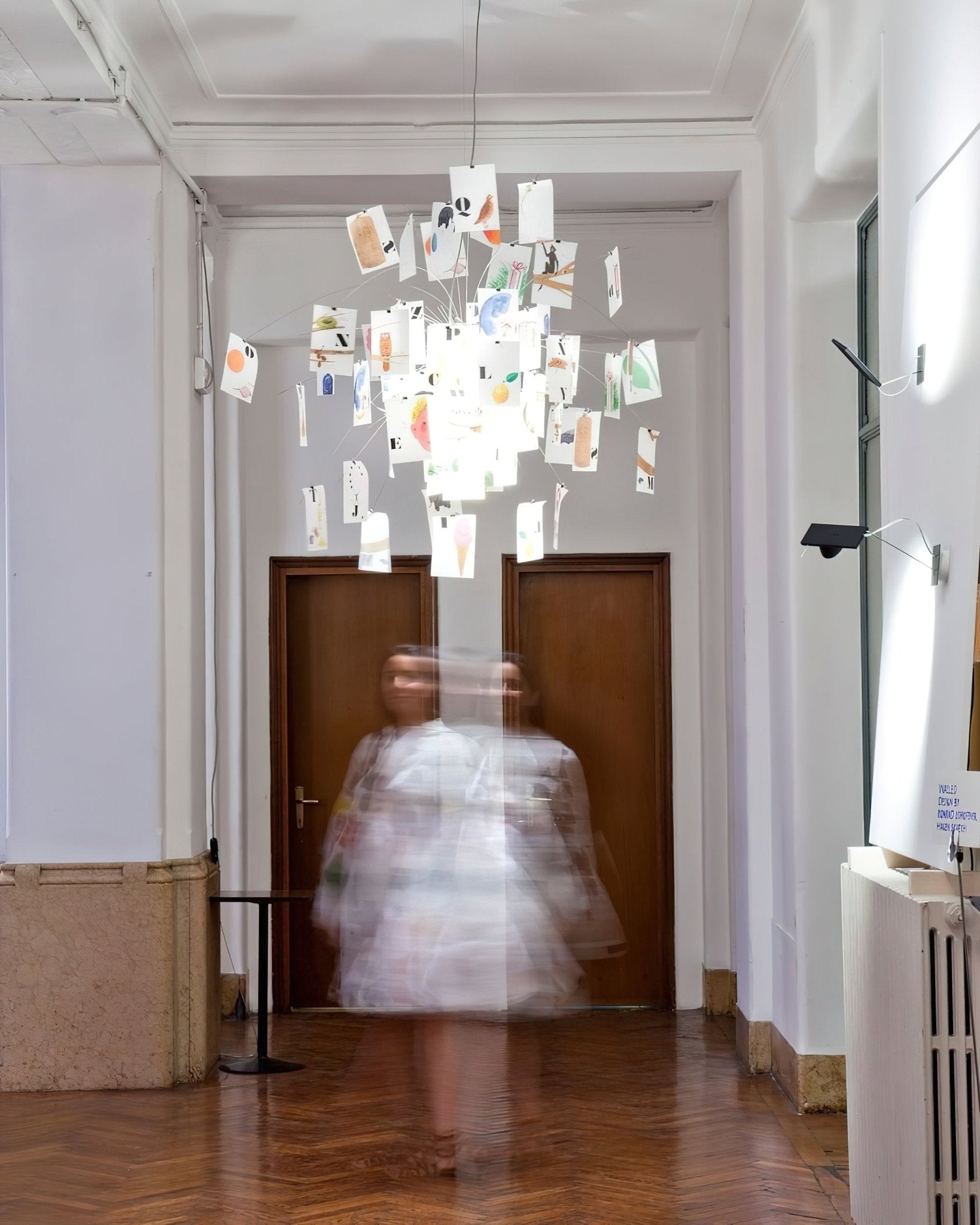 Bexlyn Chandelier Paper Customizable Creative-Neutral Decor