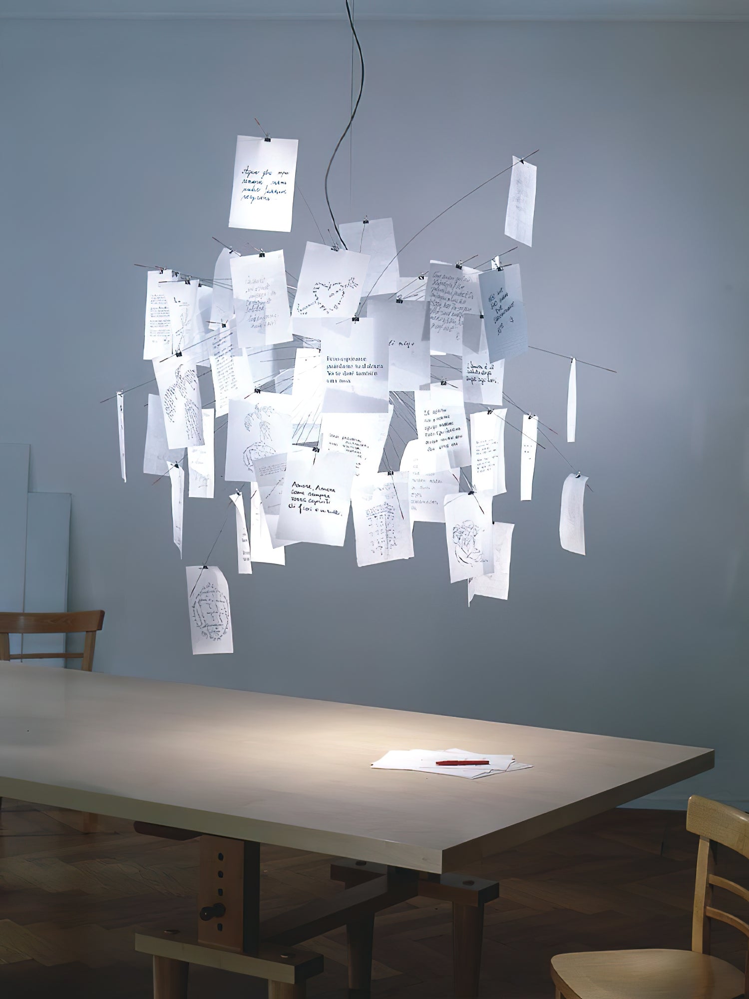 Bexlyn Chandelier Paper Customizable Creative-Neutral Decor