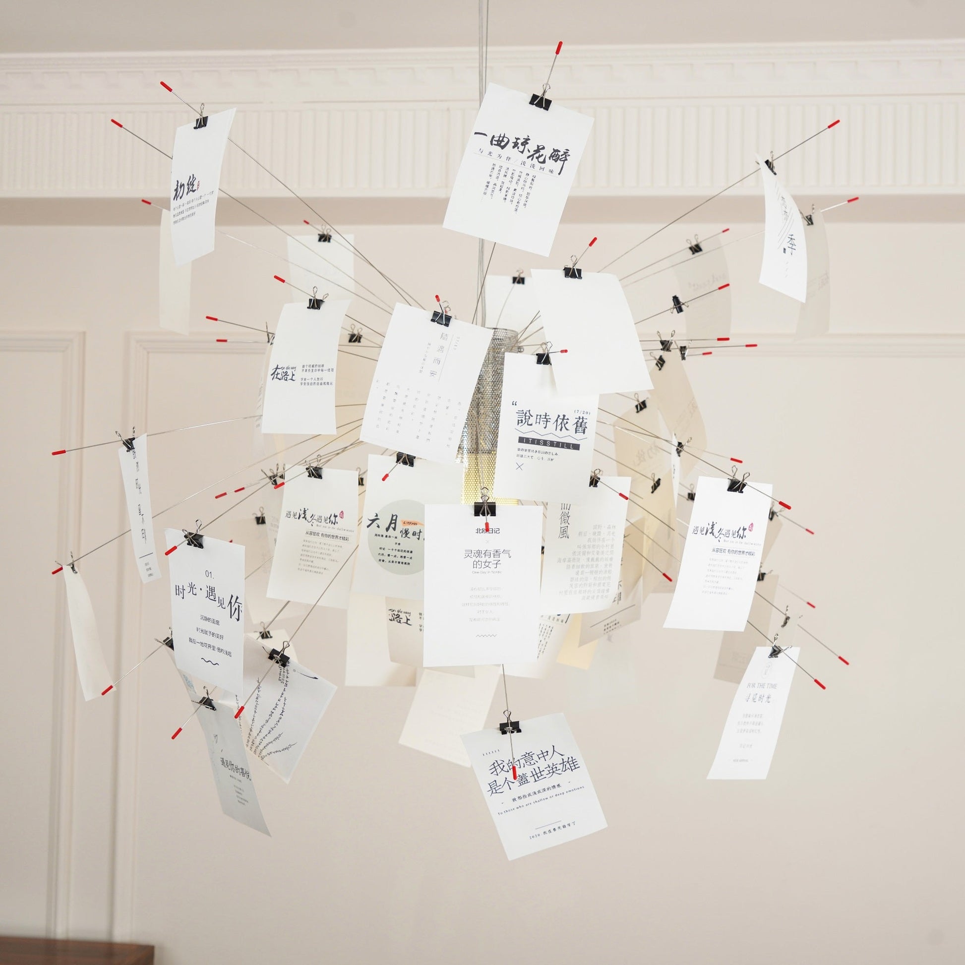 Bexlyn Chandelier Paper Customizable Creative-Neutral Decor