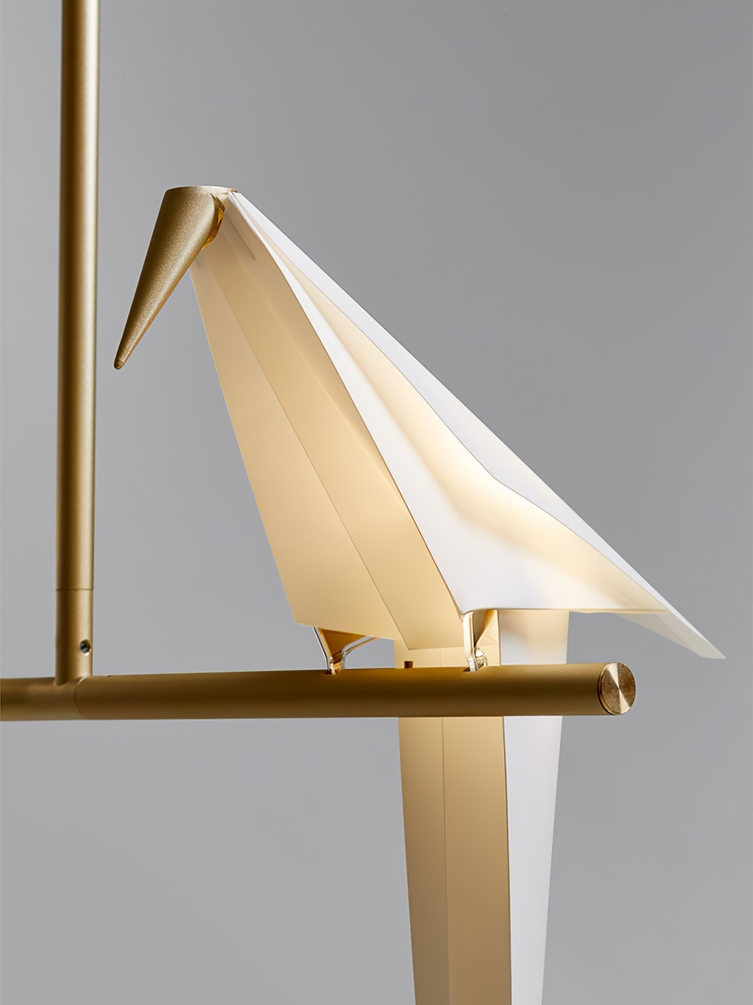 Lustra Chandelier Paper Crane Bird Sculptural LED-Neutral Decor
