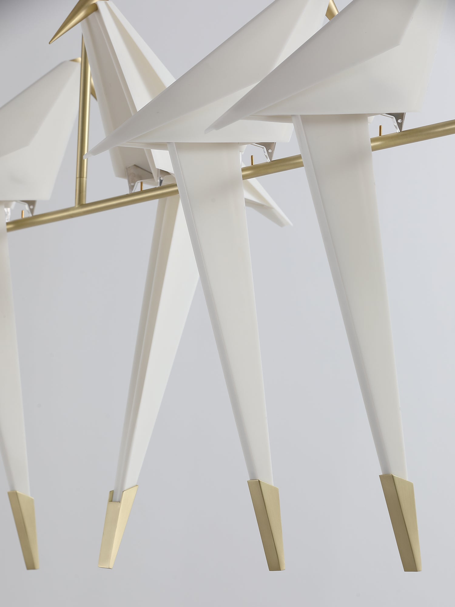 Lustra Chandelier Paper Crane Bird Sculptural LED-Neutral Decor