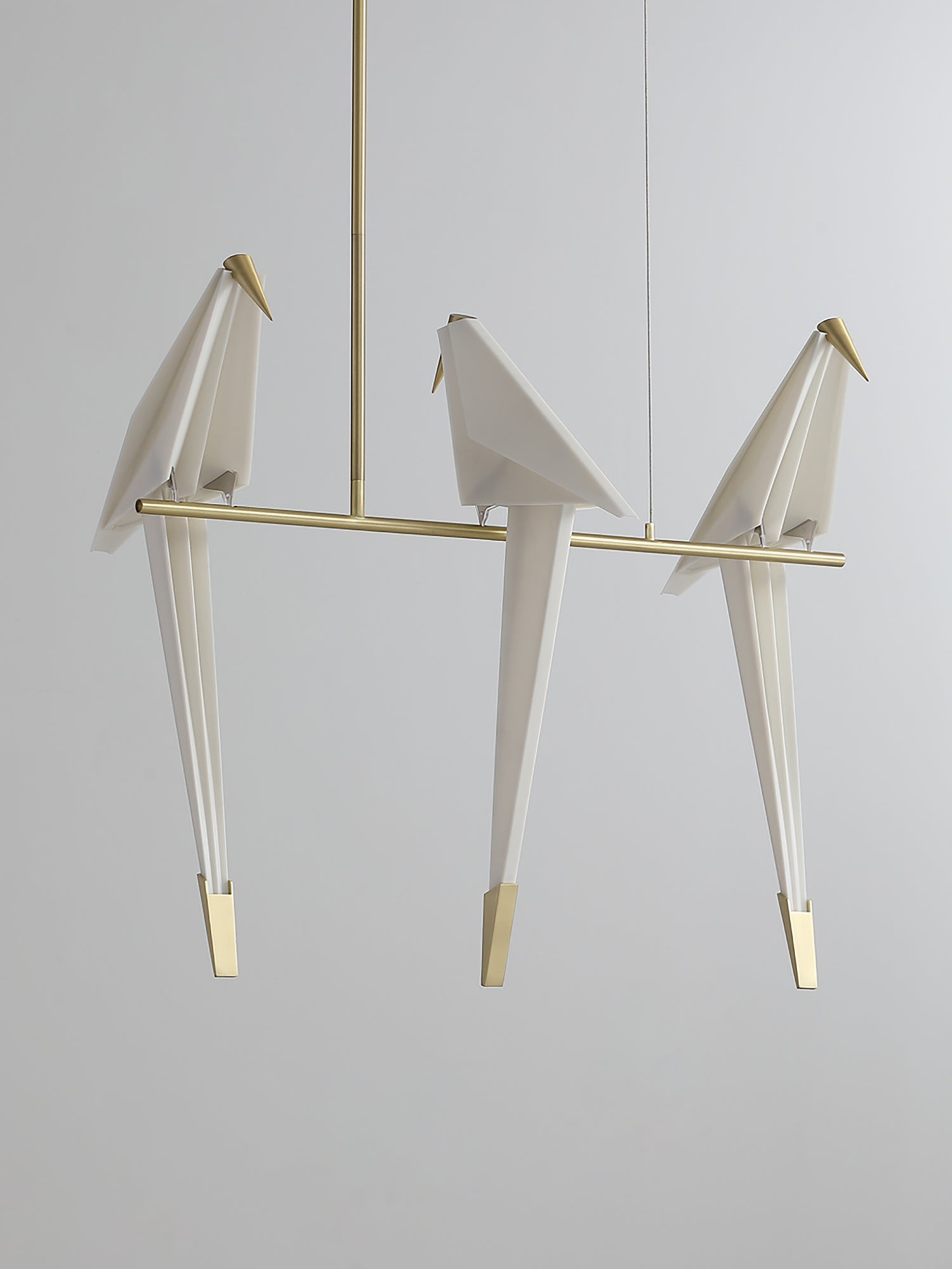 Lustra Chandelier Paper Crane Bird Sculptural LED-Neutral Decor