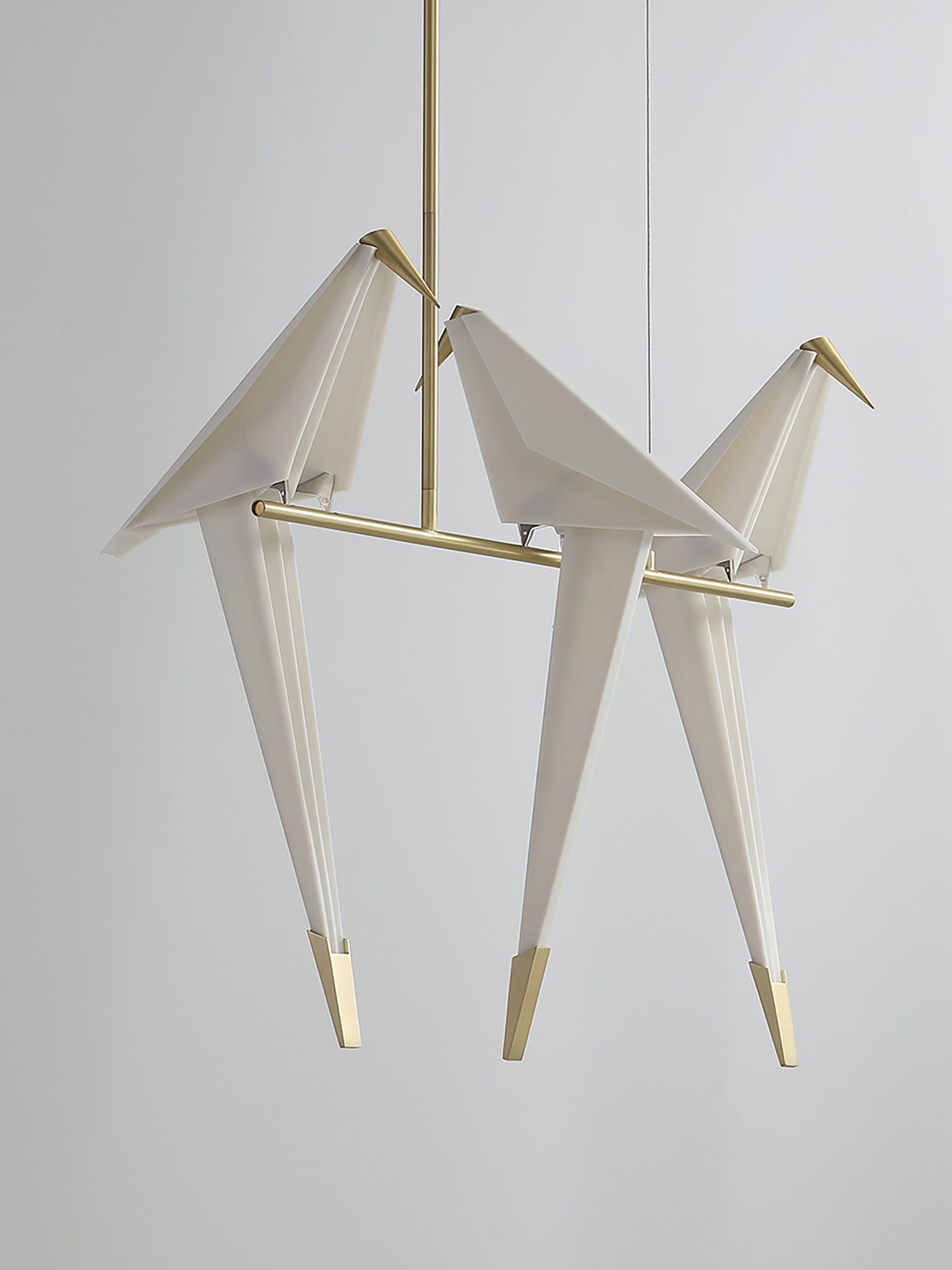 Lustra Chandelier Paper Crane Bird Sculptural LED-Neutral Decor
