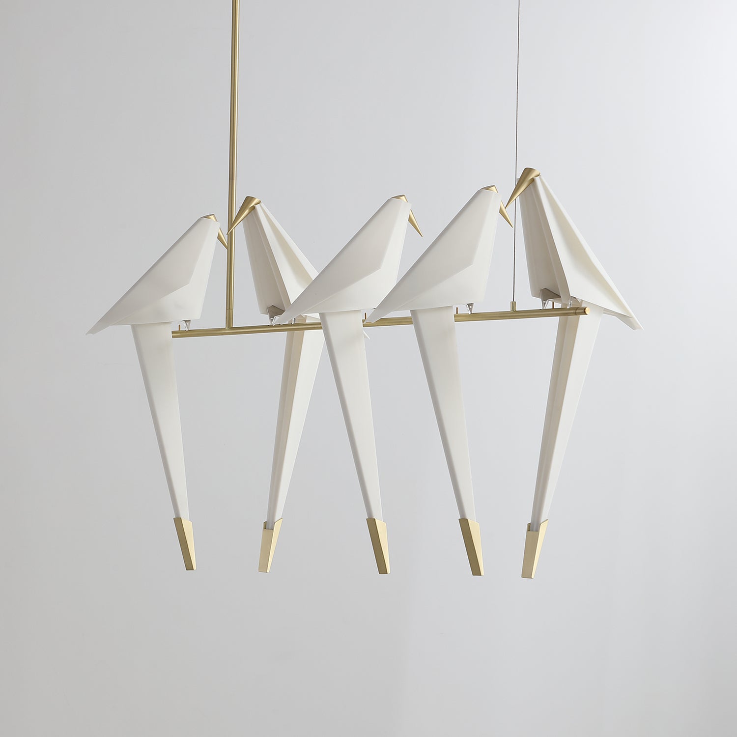 Lustra Chandelier Paper Crane Bird Sculptural LED-Neutral Decor