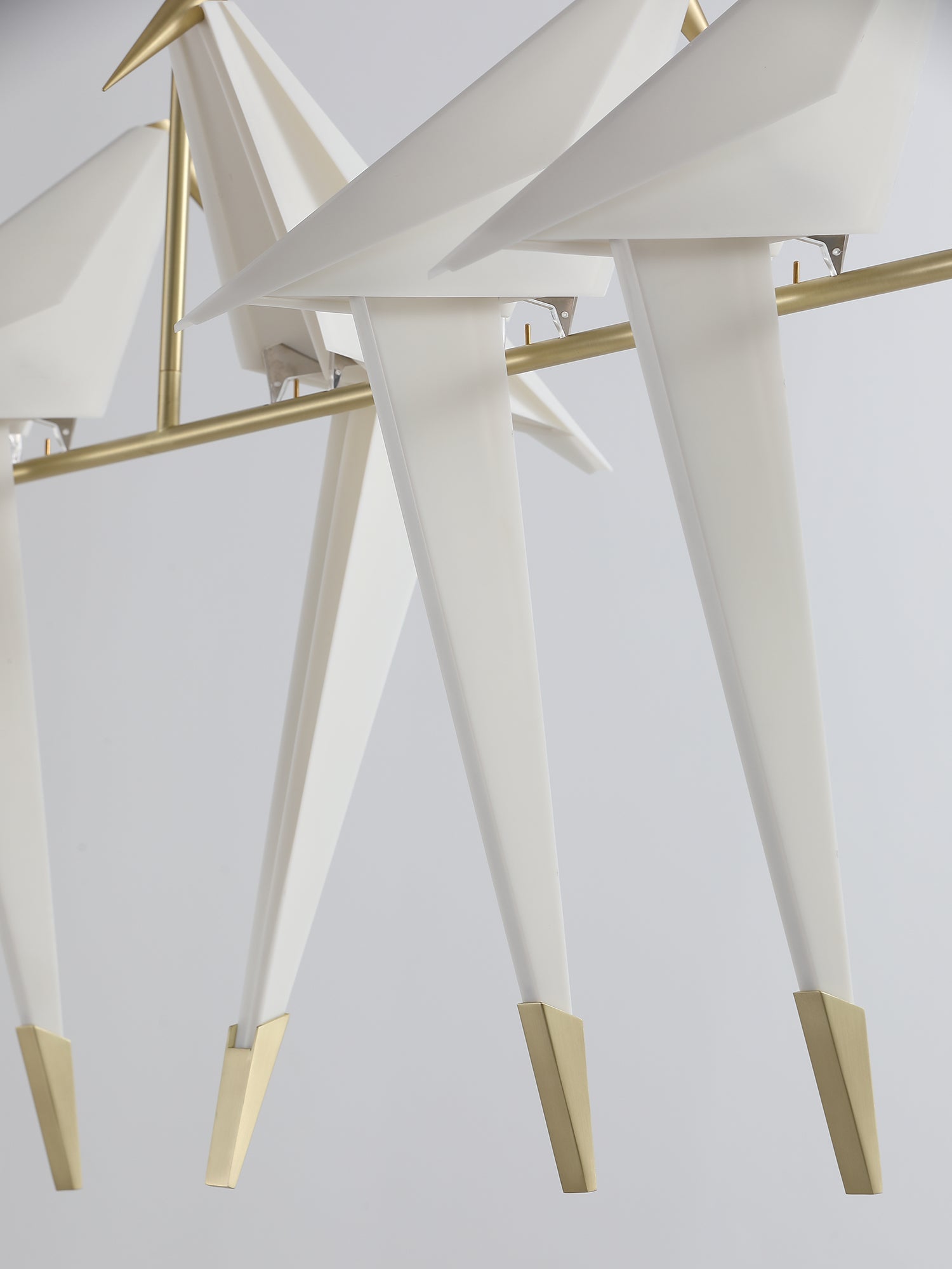 Lustra Chandelier Paper Crane Bird Sculptural LED-Neutral Decor
