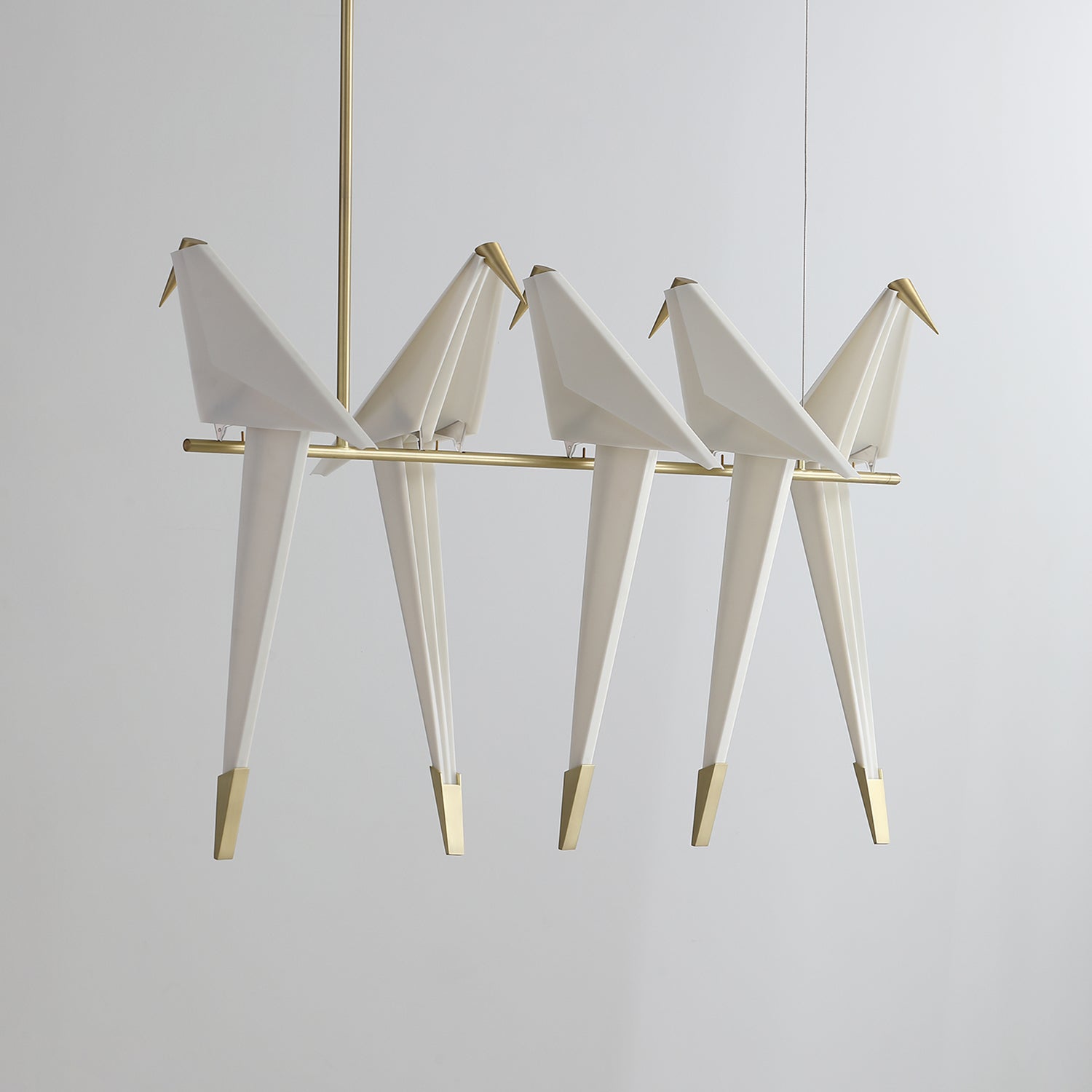 Lustra Chandelier Paper Crane Bird Sculptural LED-Neutral Decor
