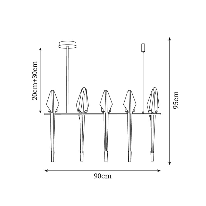 Fordca Linear Pendant Lamp