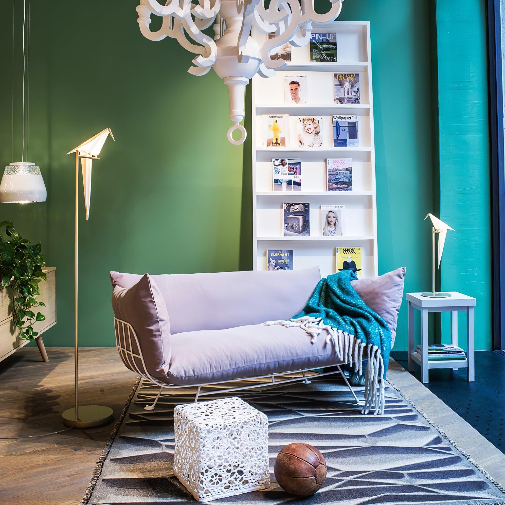 Vioran Aluminum Industrial Floor Lamp-Neutral Decor