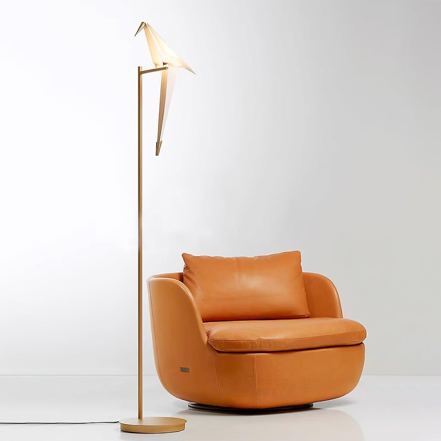 Vioran Aluminum Industrial Floor Lamp-Neutral Decor