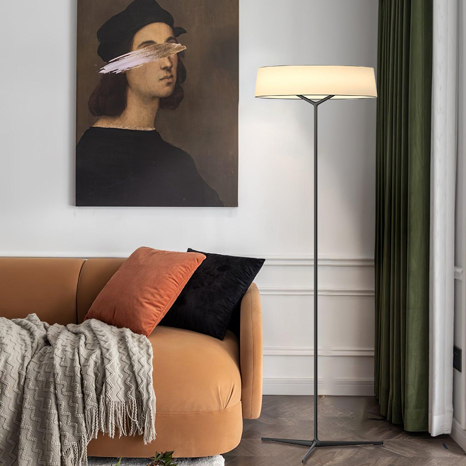 Zemaryre Modern Floor Lamp-Neutral Decor