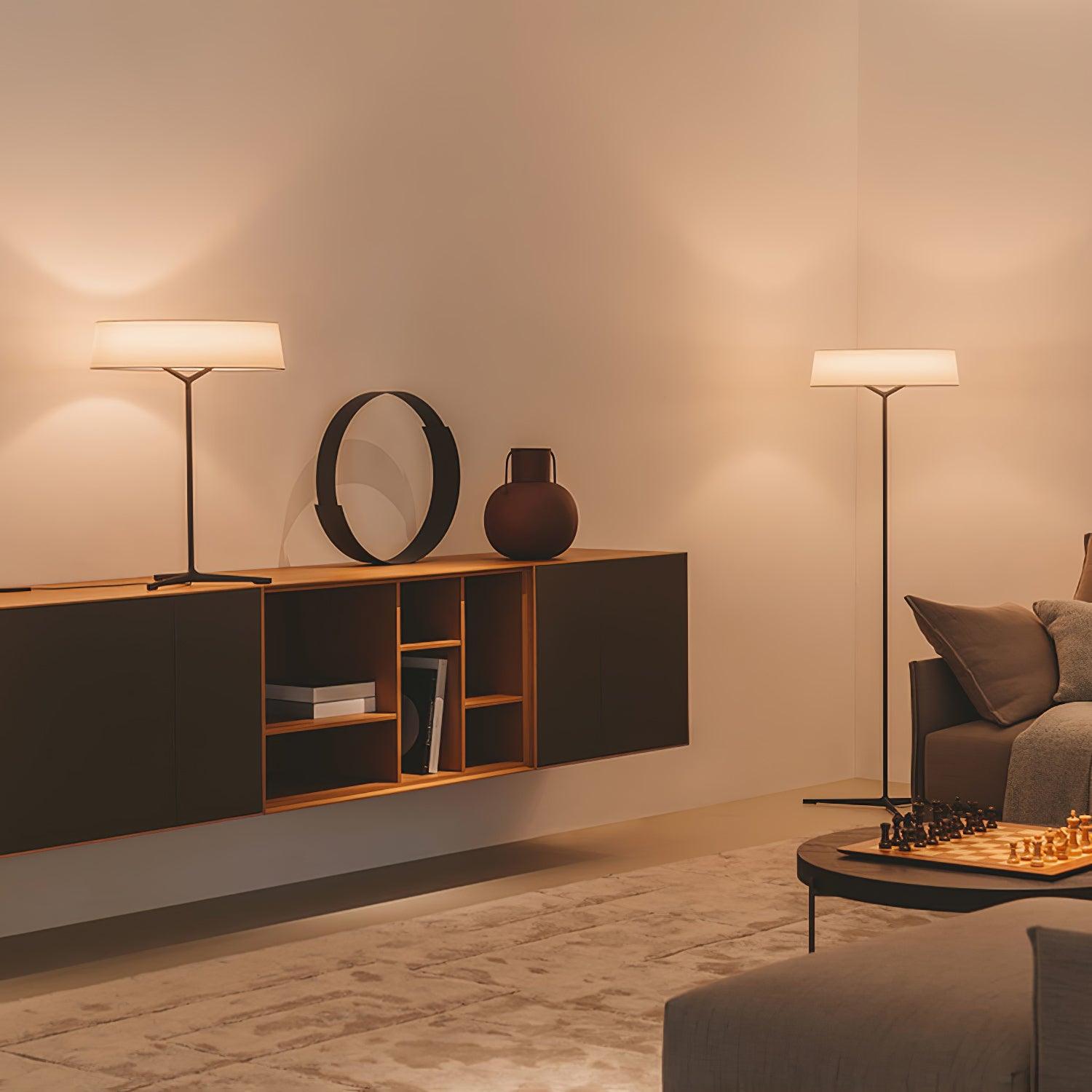 Zemaryre Modern Floor Lamp-Neutral Decor