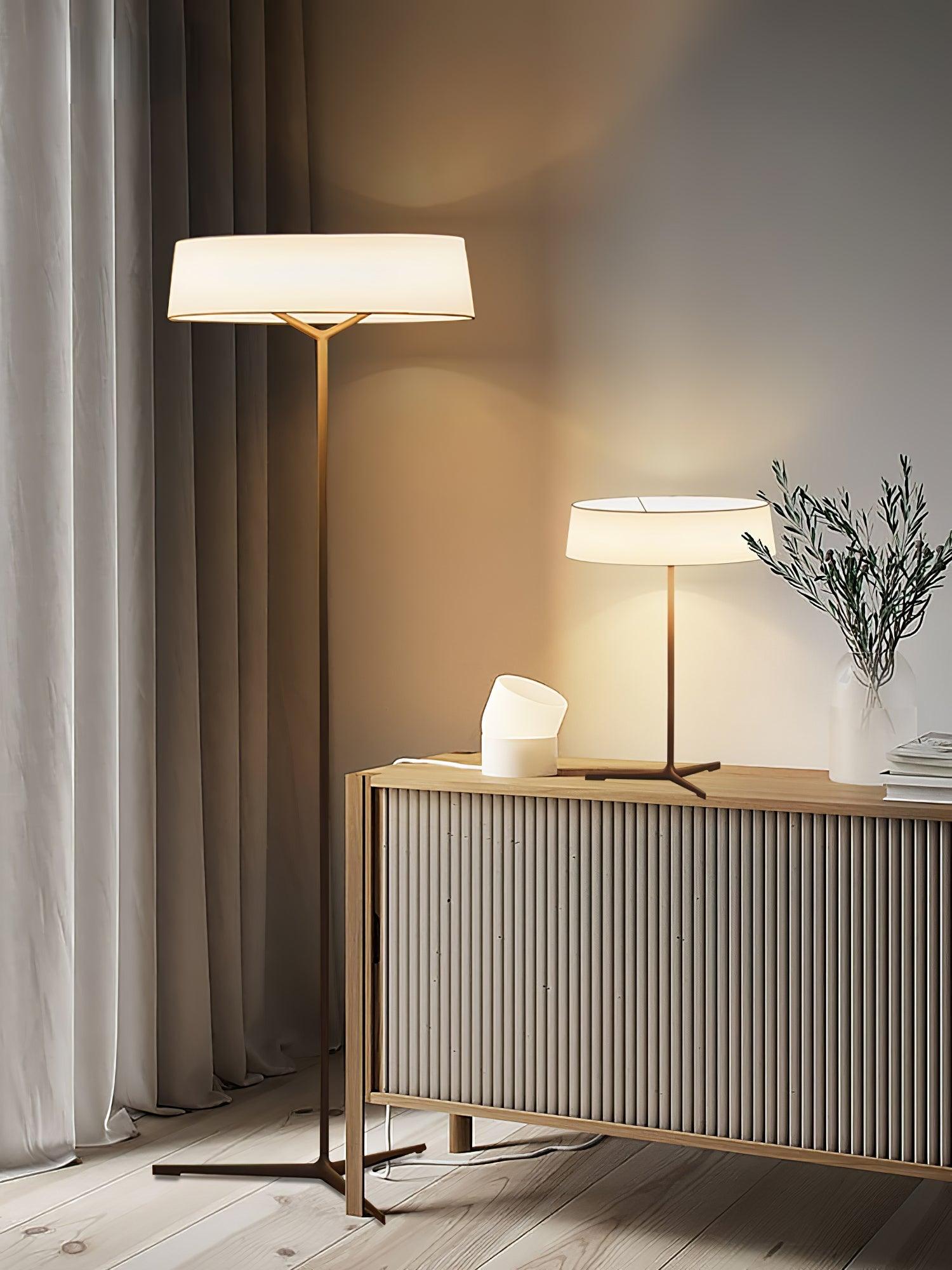 Zemaryre Modern Floor Lamp-Neutral Decor