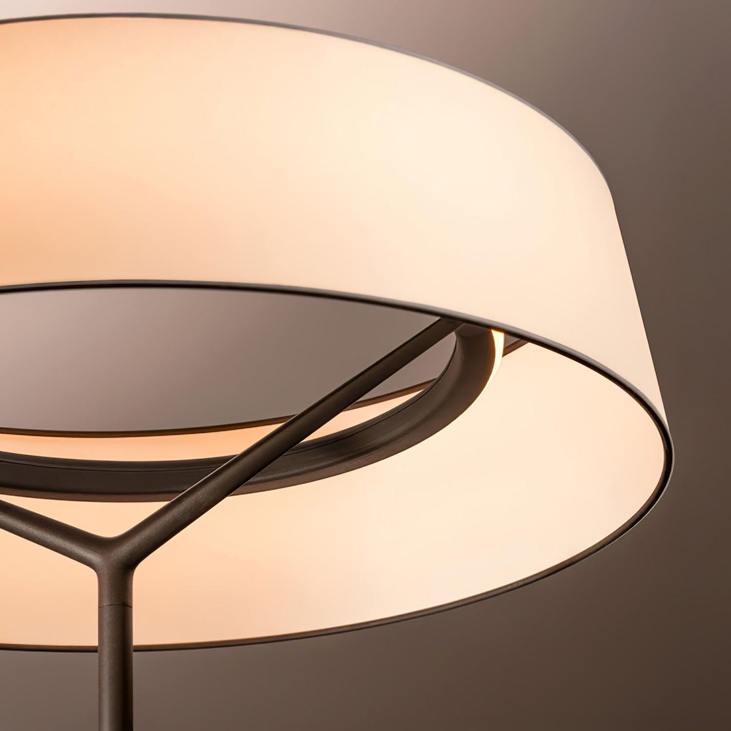 Ovynira Cylindrical Fabric Pendant Light-Neutral Decor
