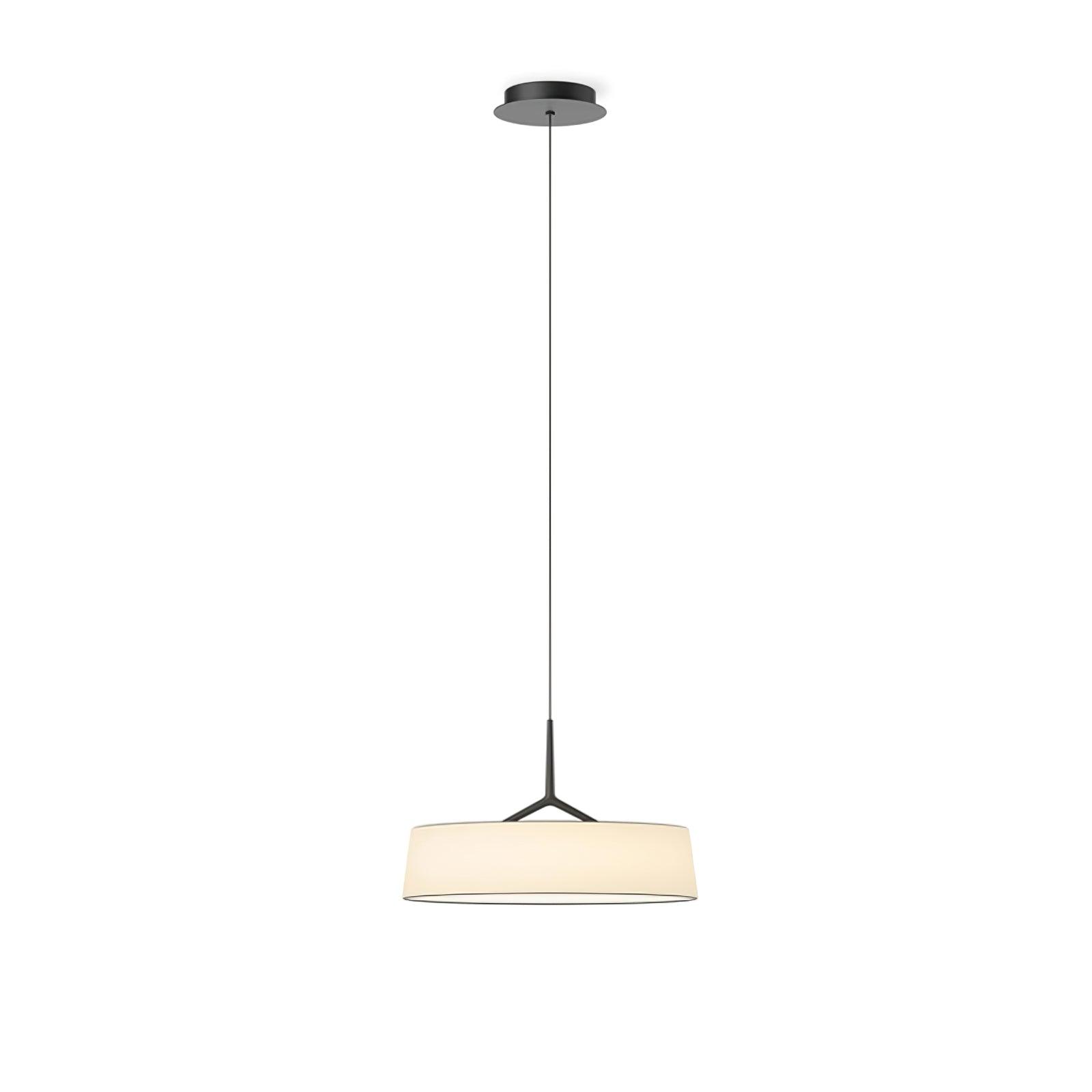 Ovynira Cylindrical Fabric Pendant Light-Neutral Decor