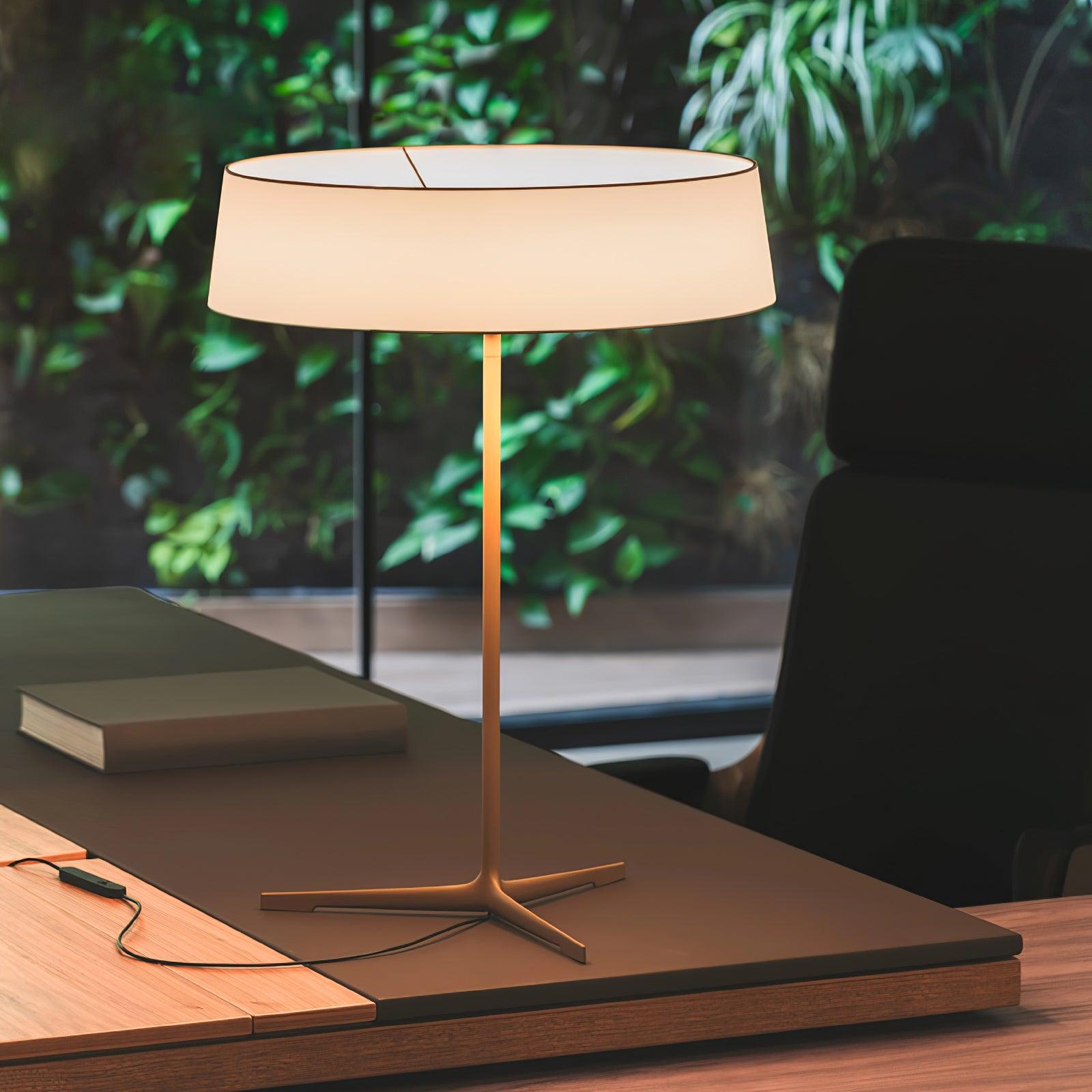 Vaelen Fabric Scandinavian Table Lamp-Neutral Decor