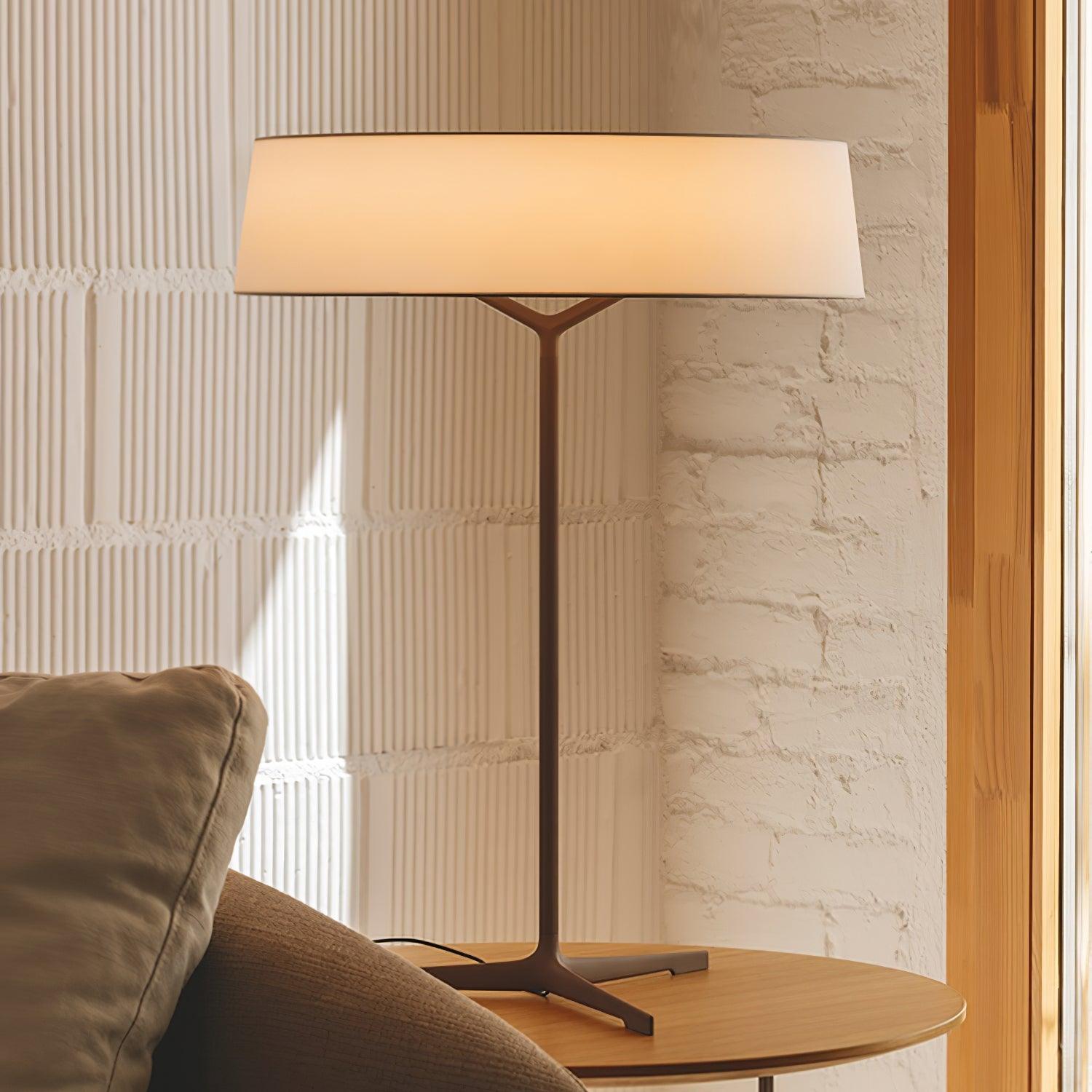Vaelen Fabric Scandinavian Table Lamp-Neutral Decor