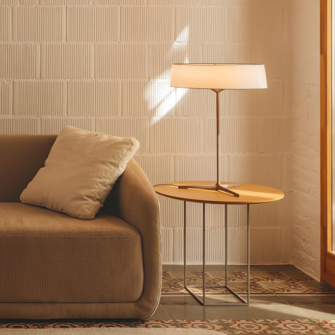 Vaelen Fabric Scandinavian Table Lamp-Neutral Decor