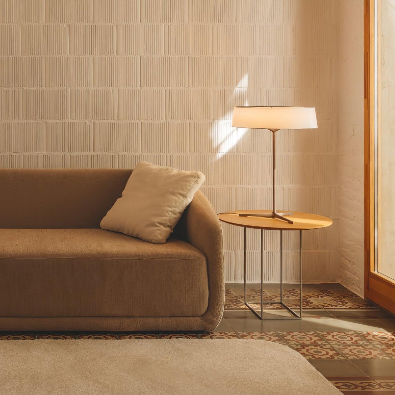 Vaelen Fabric Scandinavian Table Lamp-Neutral Decor