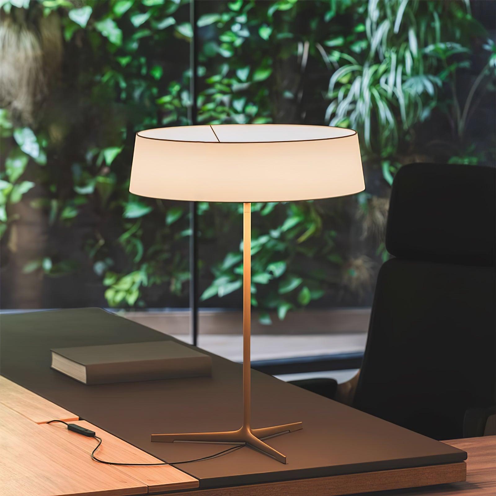 Vaelen Fabric Scandinavian Table Lamp-Neutral Decor