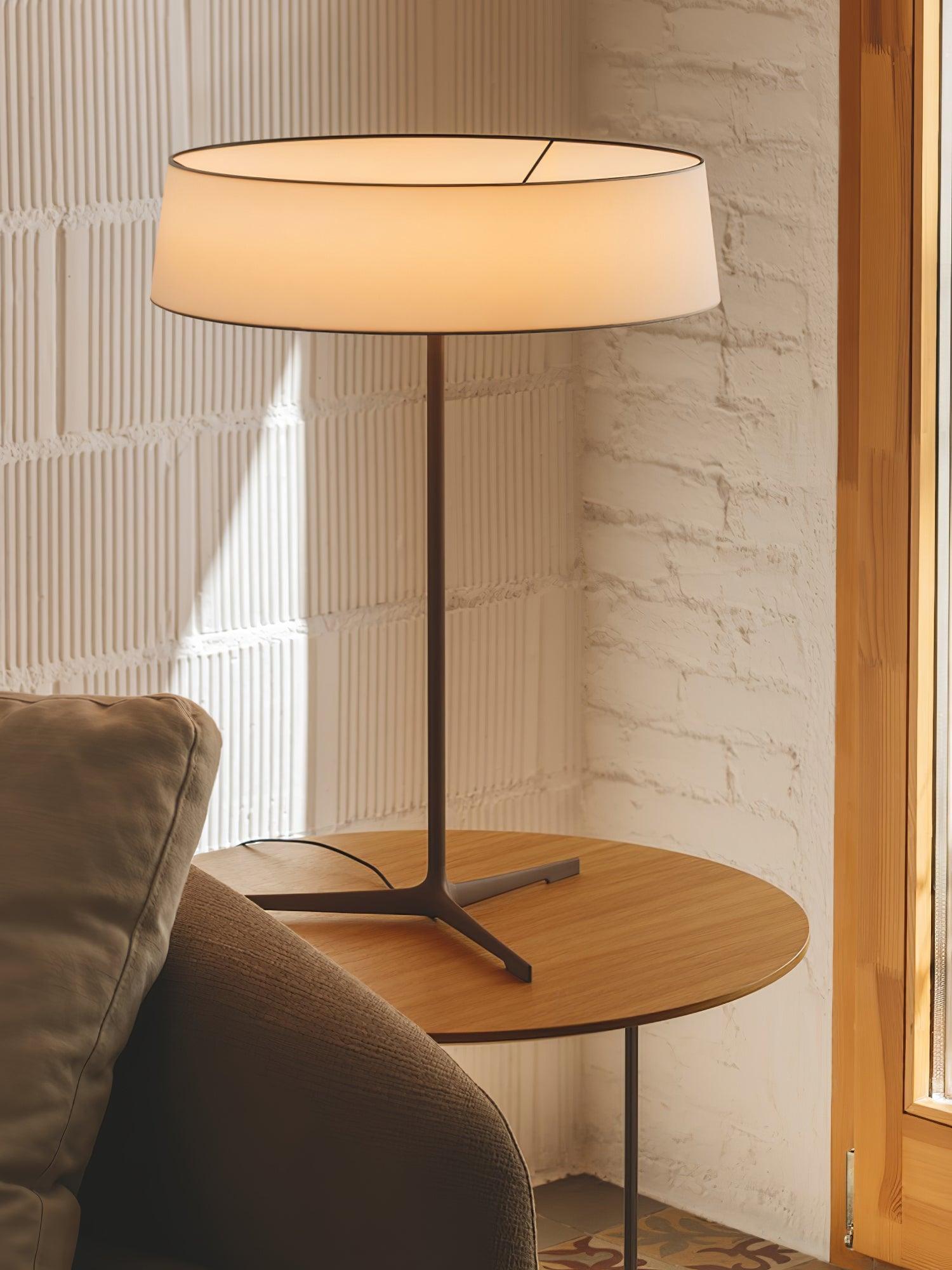 Vaelen Fabric Scandinavian Table Lamp-Neutral Decor