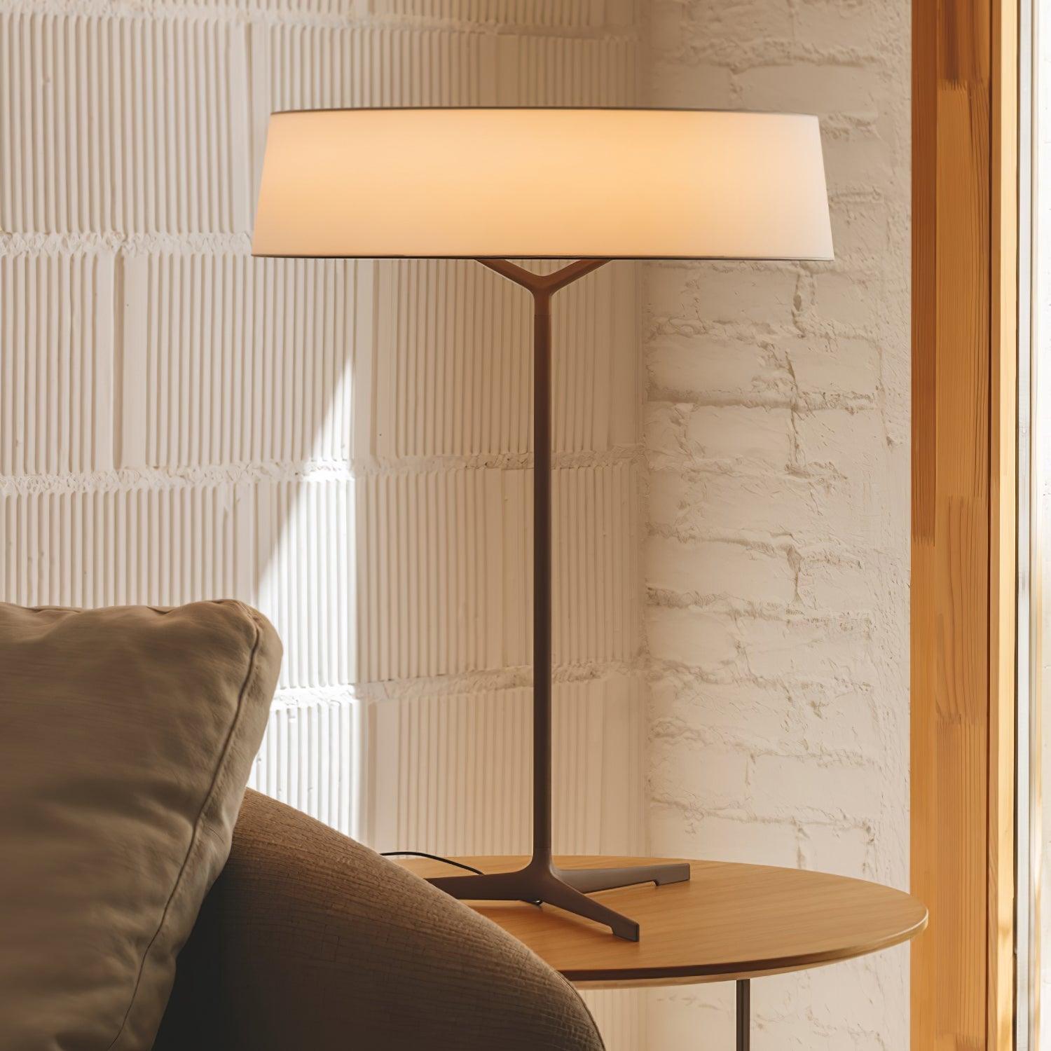 Vaelen Fabric Scandinavian Table Lamp-Neutral Decor