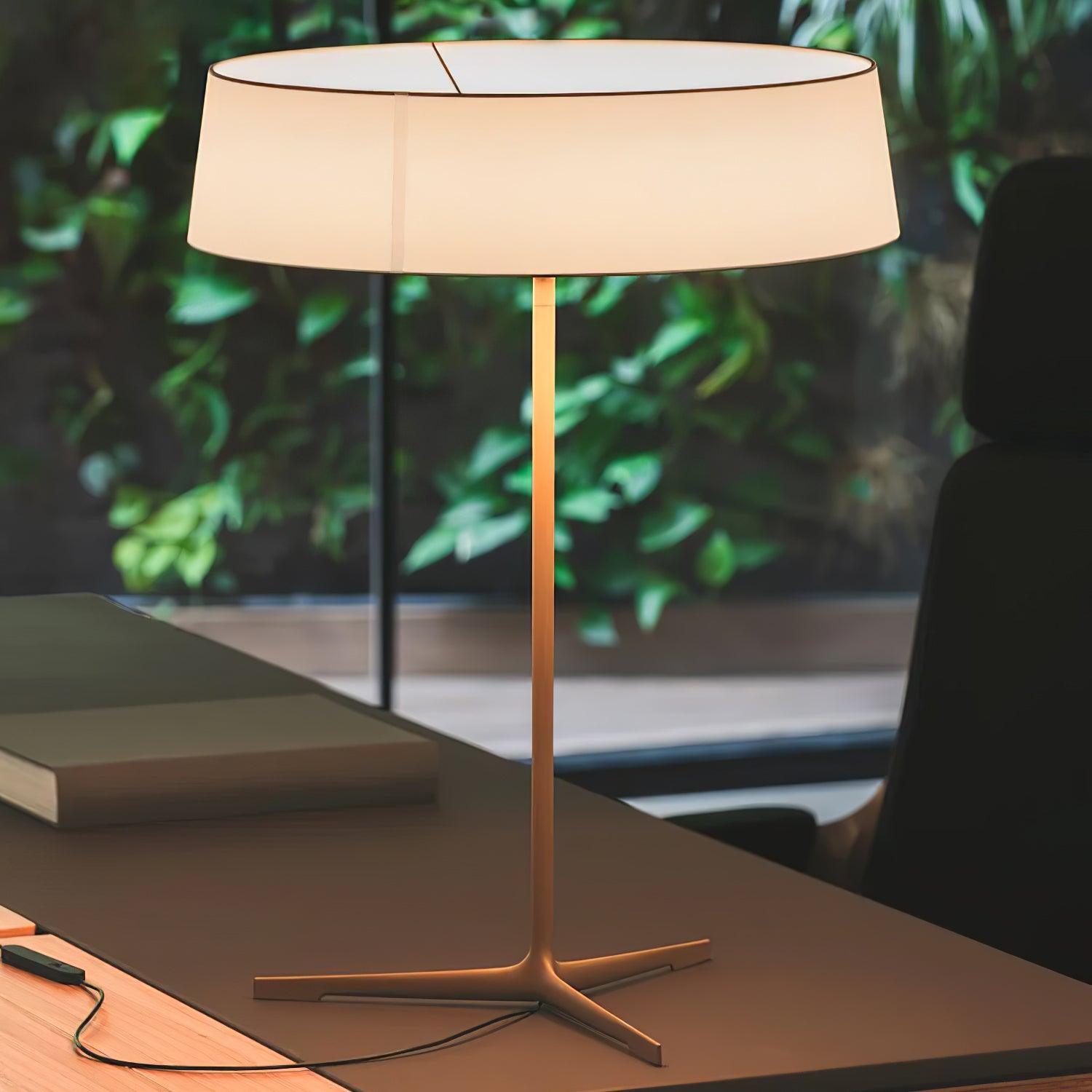 Vaelen Fabric Scandinavian Table Lamp-Neutral Decor