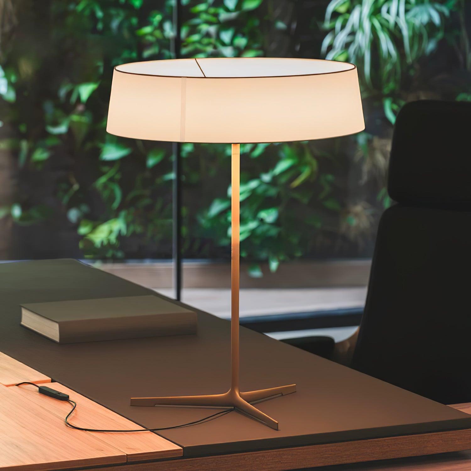 Vaelen Fabric Scandinavian Table Lamp-Neutral Decor