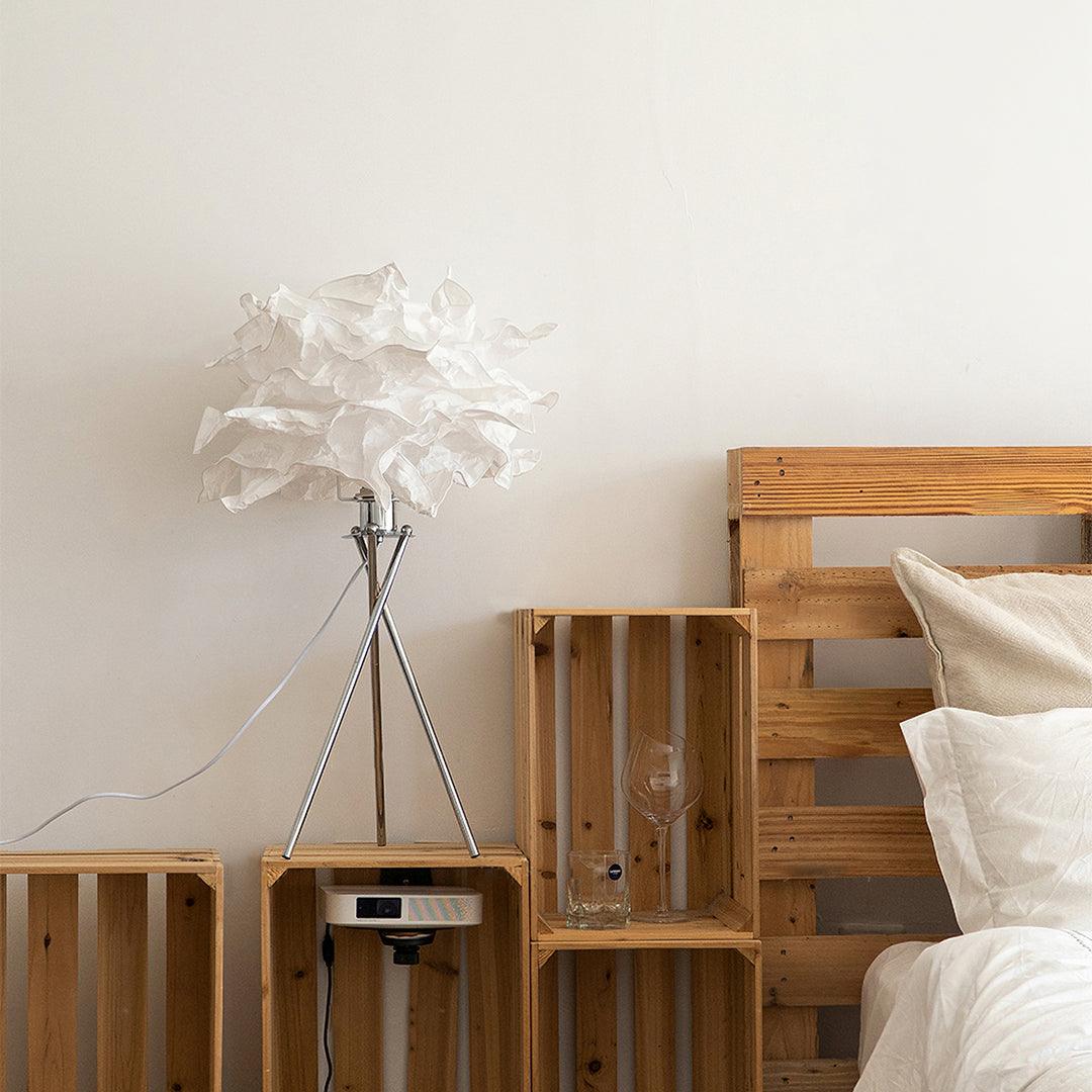 peony Modern Paper Table Lamp-Neutral Decor