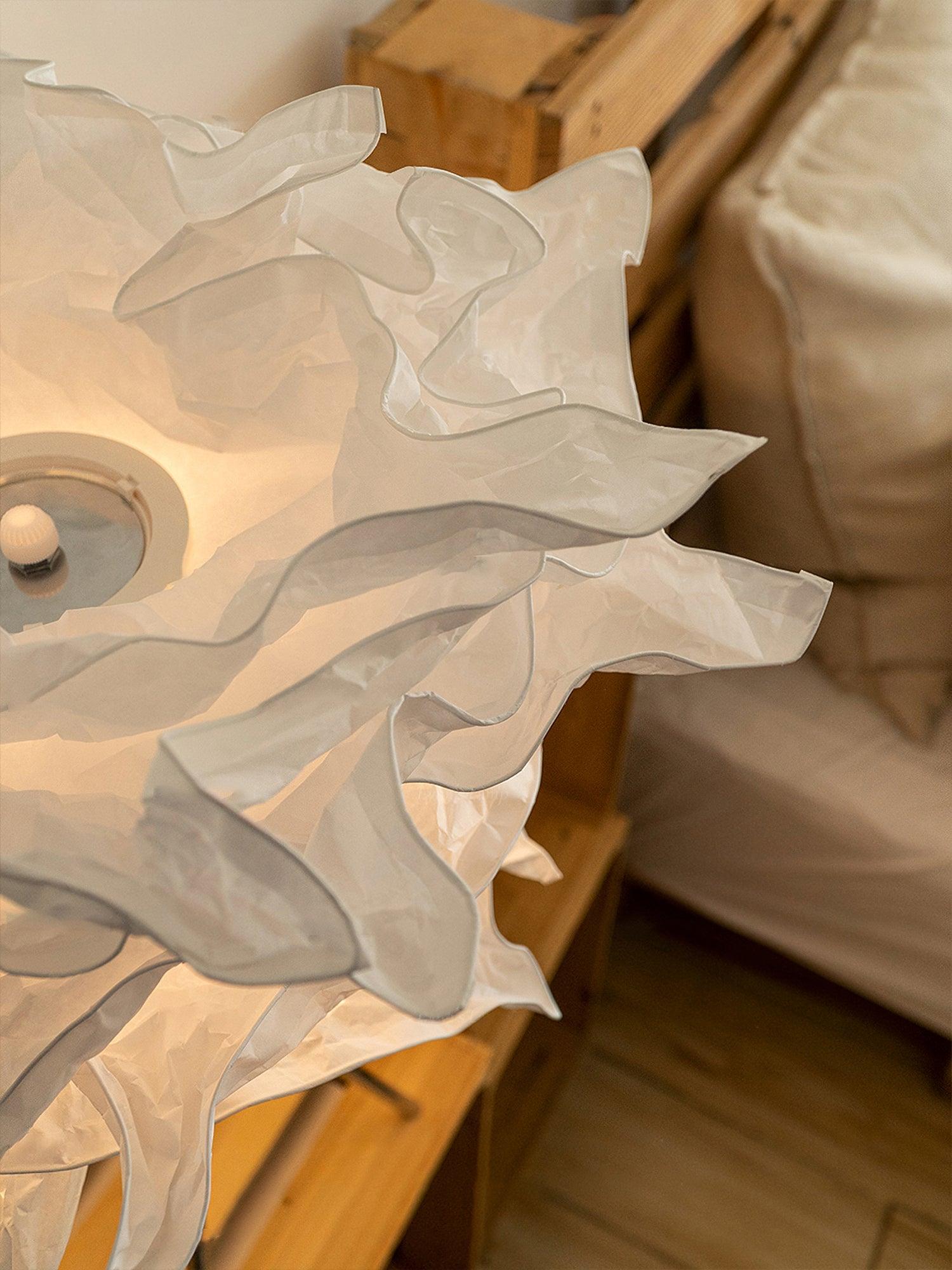 peony Modern Paper Table Lamp-Neutral Decor