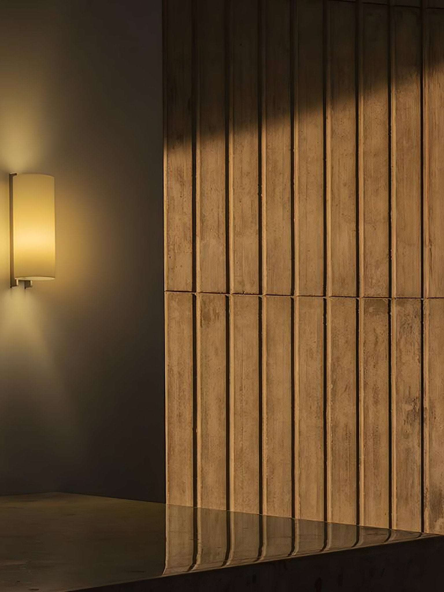 Aura Minimalist Fabric Wall Light-Neutral Decor