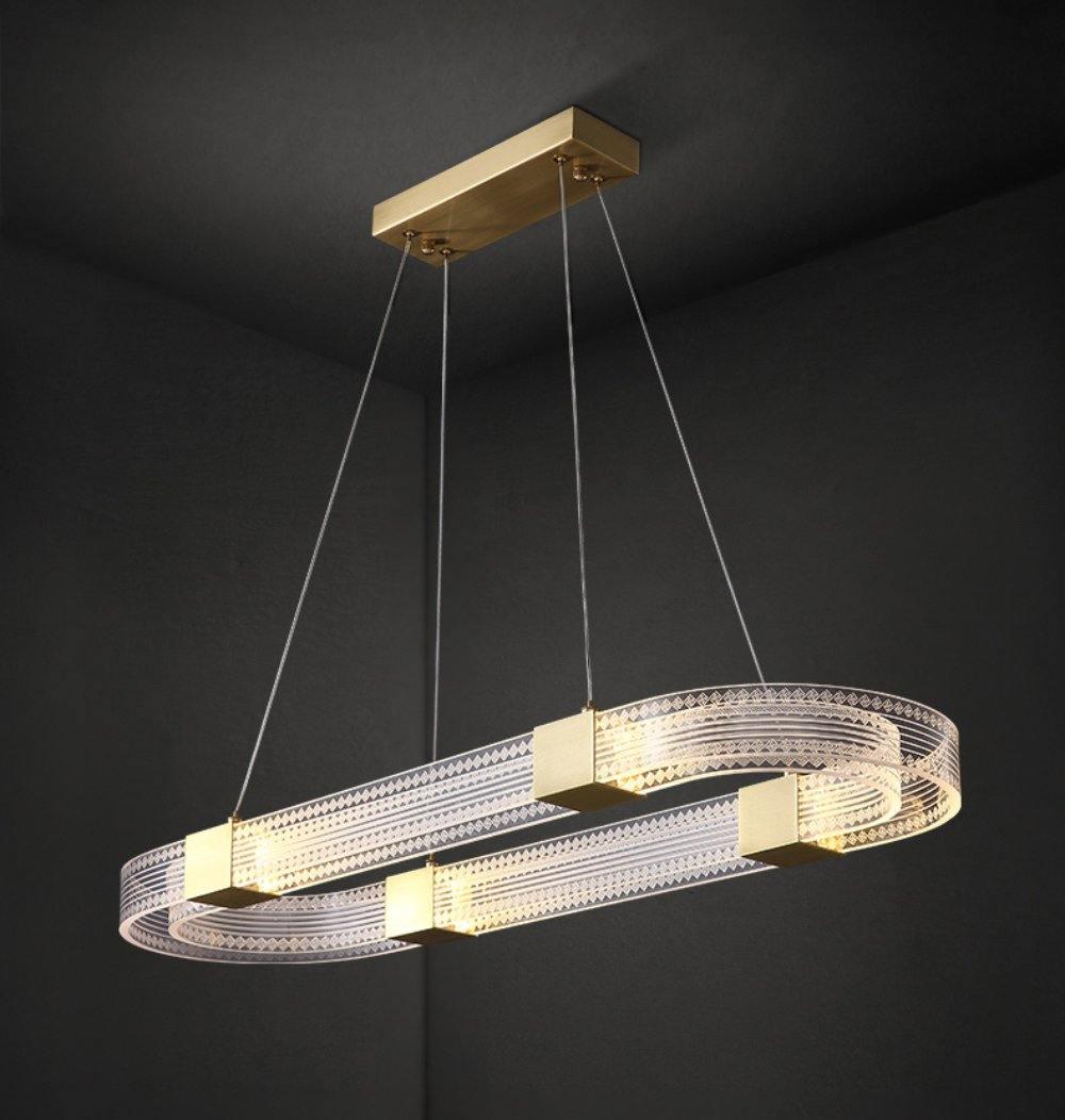Eurdora Modern Minimalist Ring LED Chandelier-Neutral Decor