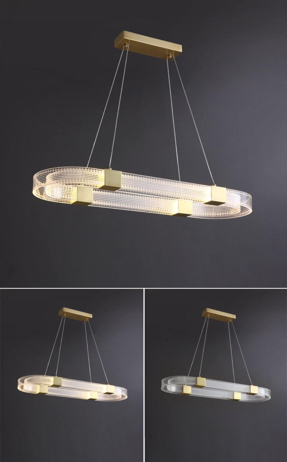 Eurdora Modern Minimalist Ring LED Chandelier-Neutral Decor