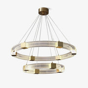 Eurdora Modern Minimalist Ring LED Chandelier-Neutral Decor
