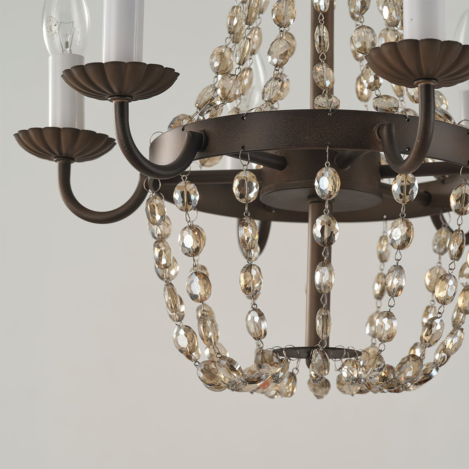 Luxinine Vintage Flea Market Crystal Chandelier