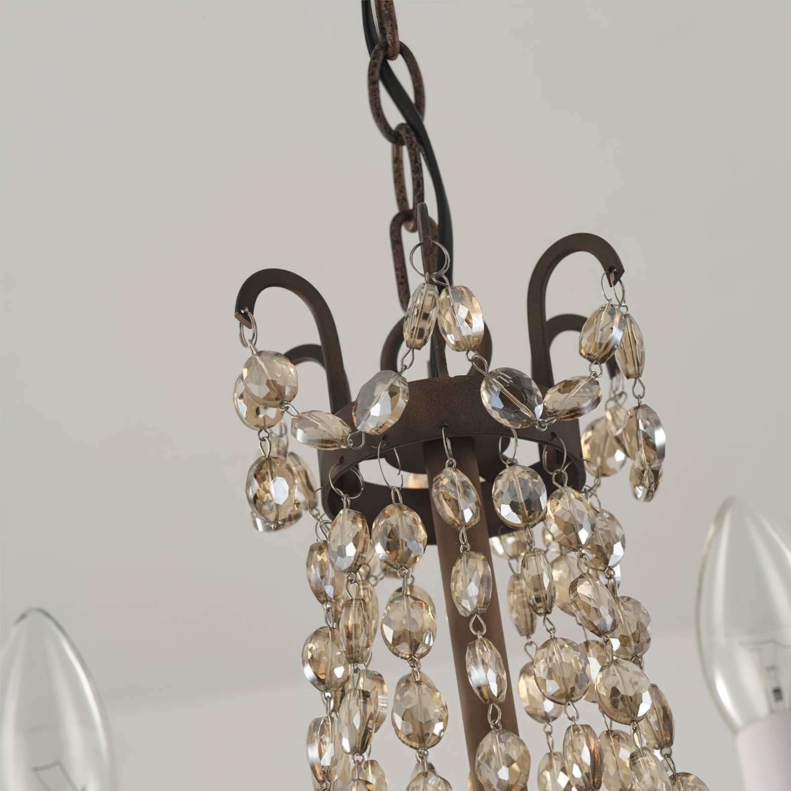 Luxinine Vintage Flea Market Crystal Chandelier